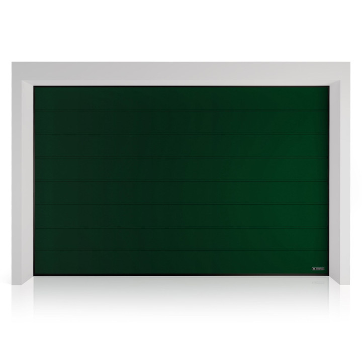 Brama garażowa segmentowa UniTherm - panel z przetłoczeniami wysokimi. Sterowanie automatyczne METRO Smart io.