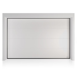 Brama garażowa segmentowa PRIME - panel gładki, bez przetłoczeń. Sterowanie automatyczne METRO Smart io.