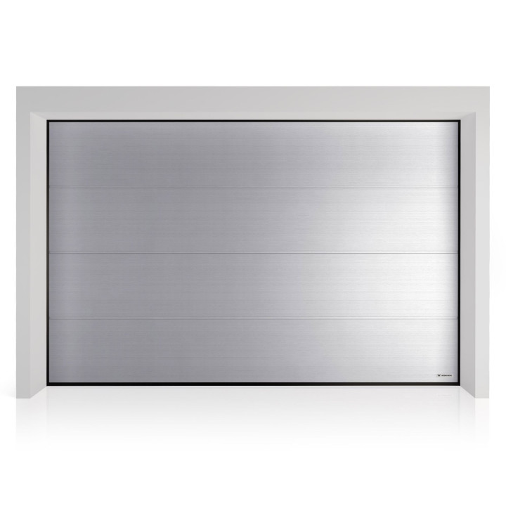 Brama garażowa segmentowa PRIME - panel gładki, bez przetłoczeń. Sterowanie automatyczne SPARK.