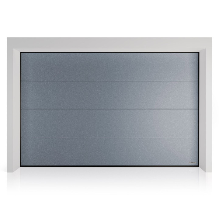 Brama garażowa segmentowa PRIME - panel gładki, bez przetłoczeń. Sterowanie automatyczne SPARK.