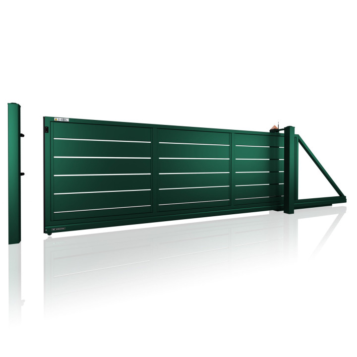 Brama przesuwna HOME INCLUSIVE AW.10.228 w wersji z prześwitem.