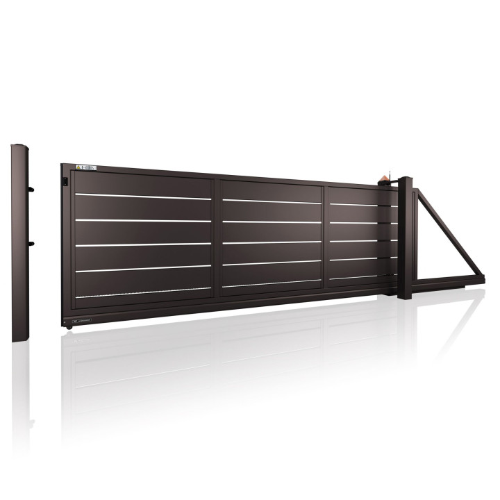 Brama przesuwna HOME INCLUSIVE AW.10.228 w wersji z prześwitem.