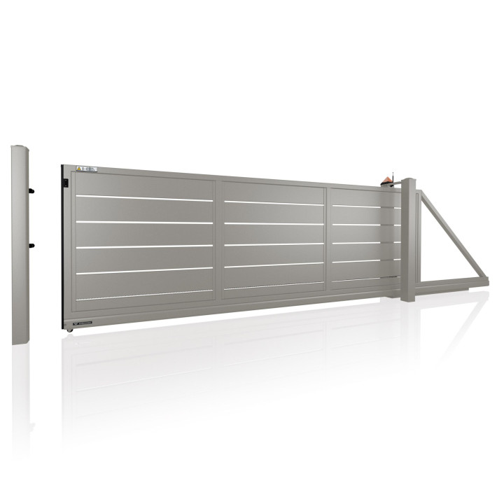 Brama przesuwna HOME INCLUSIVE AW.10.228 w wersji z prześwitem.