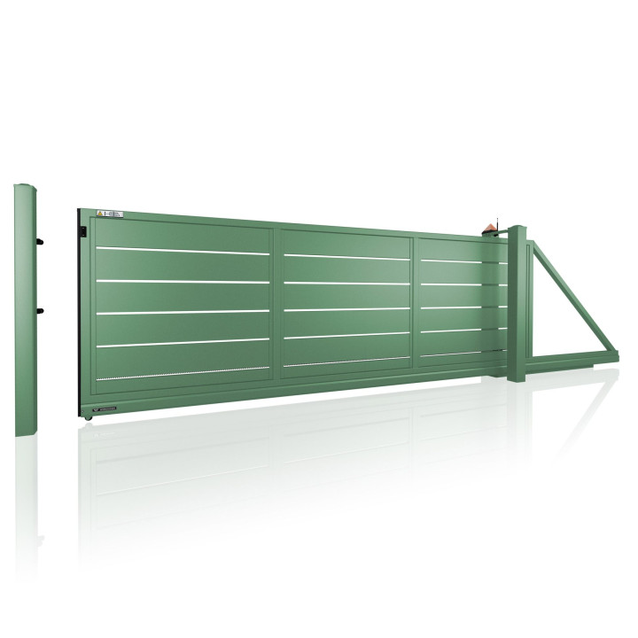 Brama przesuwna HOME INCLUSIVE AW.10.228 w wersji z prześwitem.
