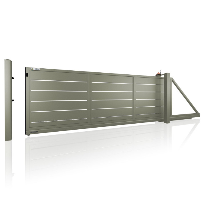 Brama przesuwna HOME INCLUSIVE AW.10.228 w wersji z prześwitem.