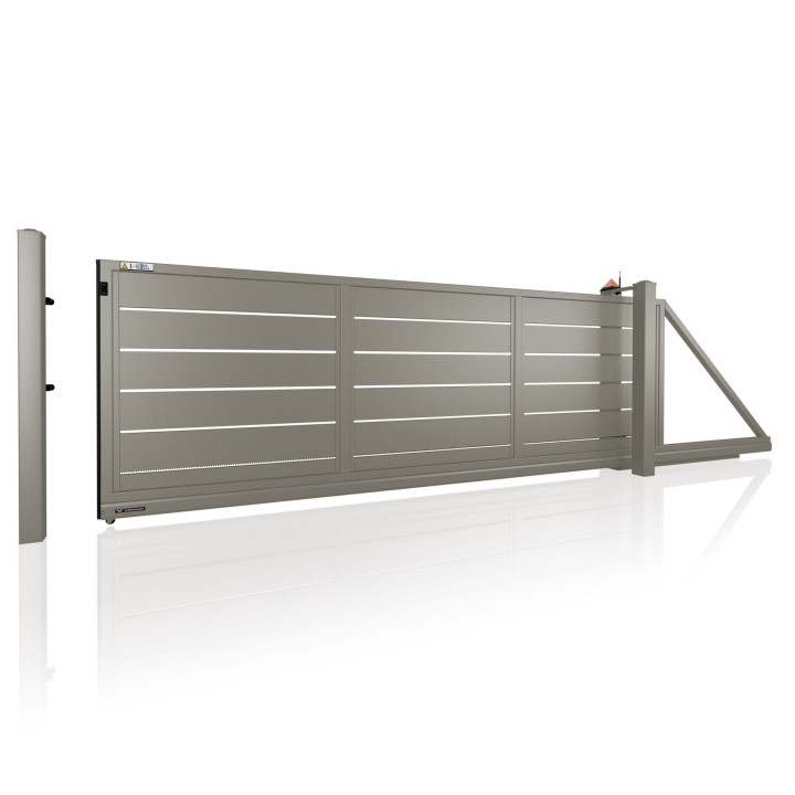 Brama przesuwna HOME INCLUSIVE AW.10.228 w wersji z prześwitem.