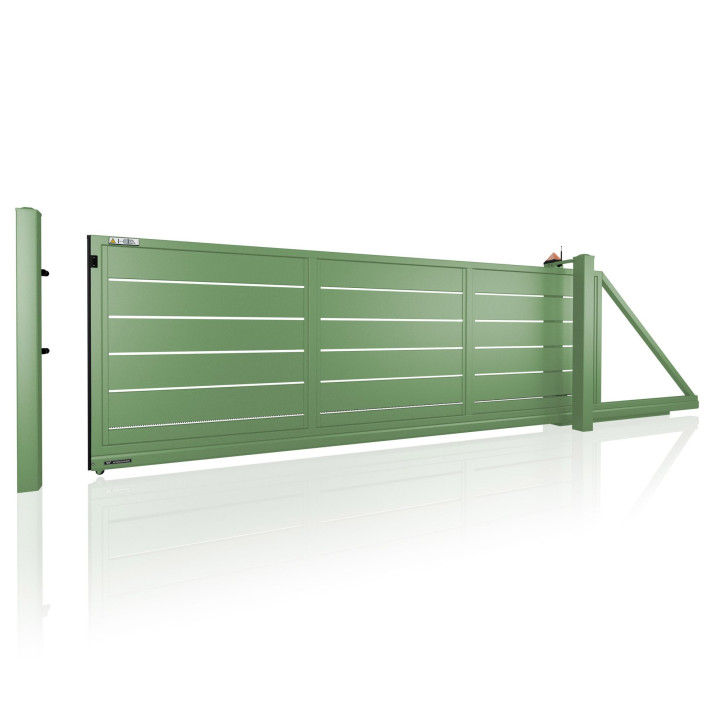 Brama przesuwna HOME INCLUSIVE AW.10.228 w wersji z prześwitem.