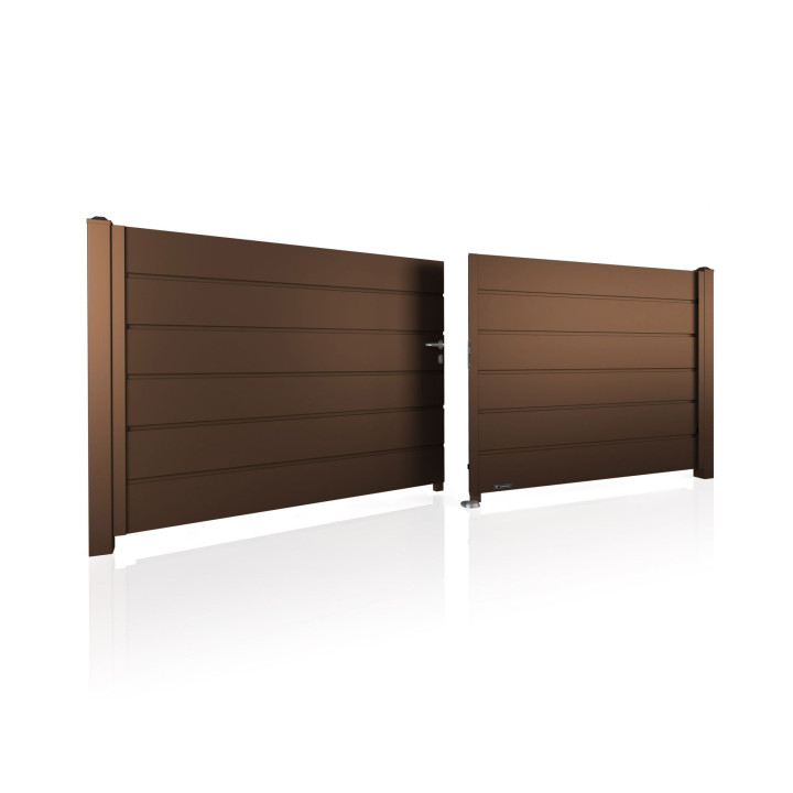 Brama dwuskrzydłowa HOME INCLUSIVE AW.10.200 (panel 250mm).