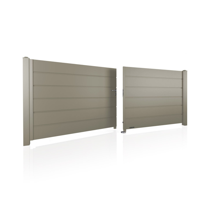 Brama dwuskrzydłowa HOME INCLUSIVE AW.10.200 (panel 250mm).