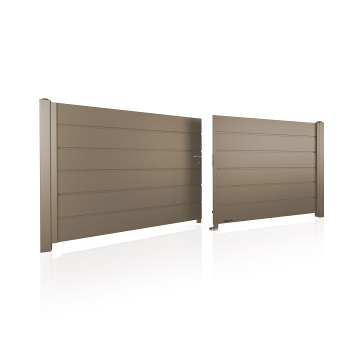 Brama dwuskrzydłowa HOME INCLUSIVE AW.10.200 (panel 250mm).