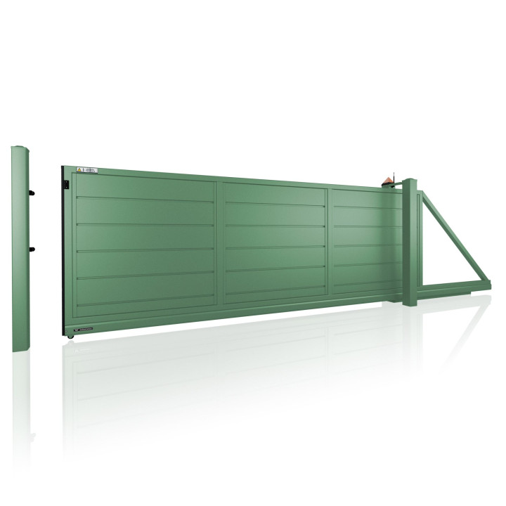 Brama przesuwna HOME INCLUSIVE AW.10.228 w wersji bez prześwitu.
