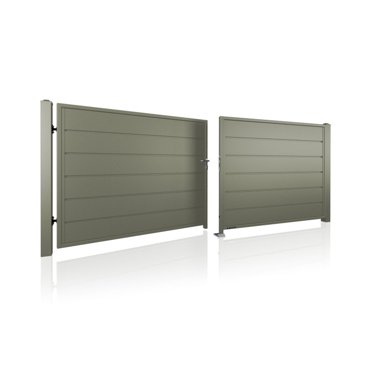 Brama dwuskrzydłowa HOME INCLUSIVE AW.10.228 w wersji bez prześwitu.