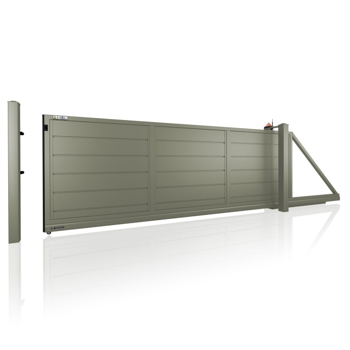 Brama przesuwna HOME INCLUSIVE AW.10.228 w wersji bez prześwitu.