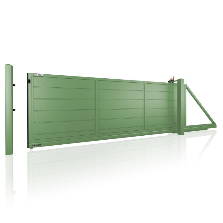 Brama przesuwna HOME INCLUSIVE AW.10.228 w wersji bez prześwitu.
