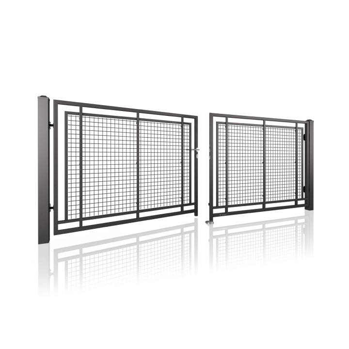 Brama dwuskrzydłowa MODERN AW.10.100/P.