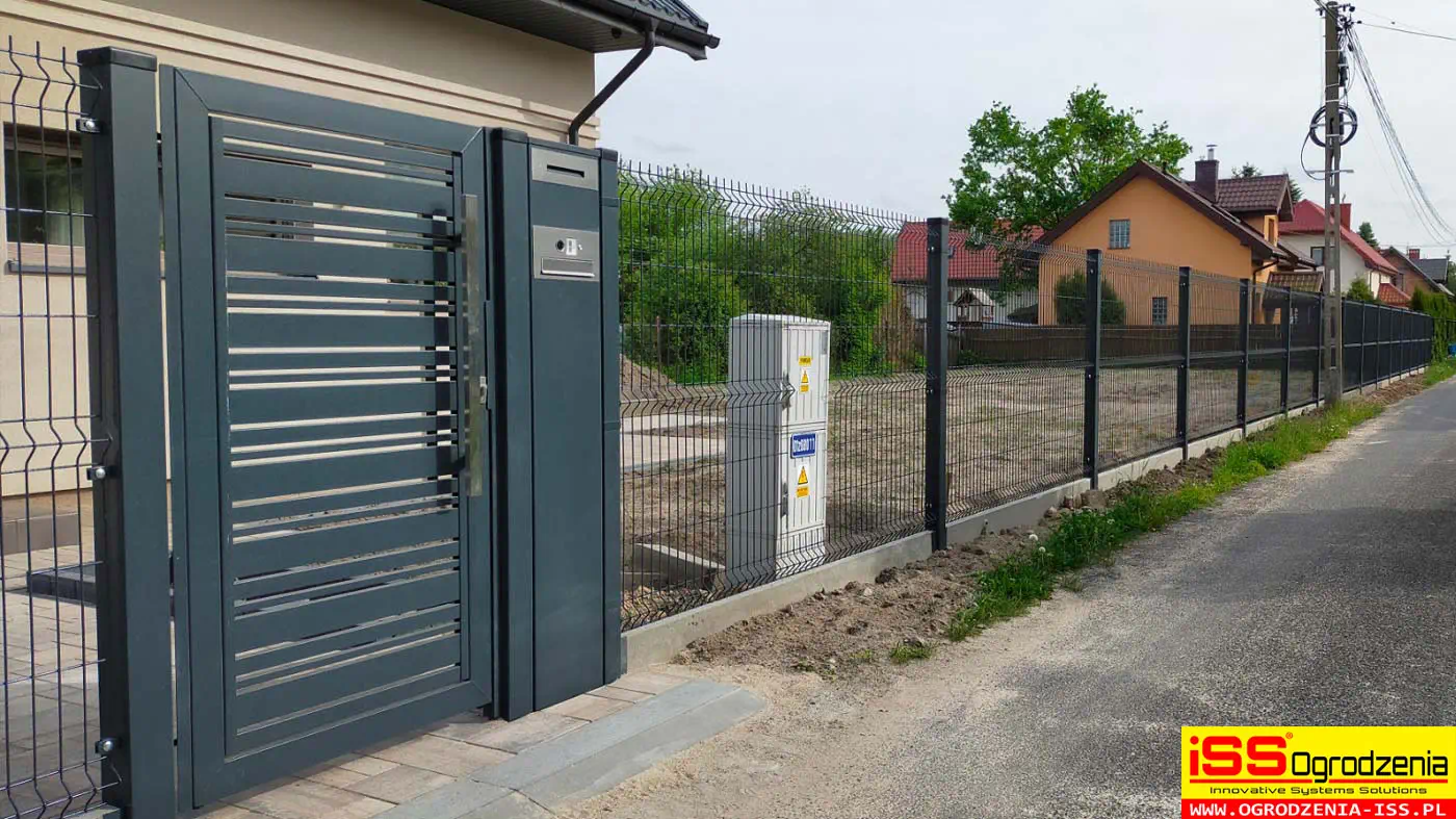 Furtka diverso i panel ogrodzeniowy